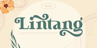 Lintang Serif Font