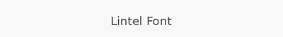 Lintel Font
