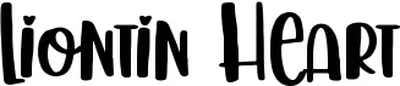 Liontin Heart Font