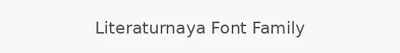 Literaturnaya Font Family