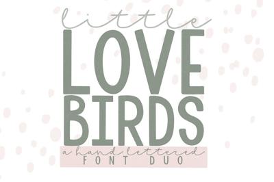 Little Love Birds Font Duo Free Download