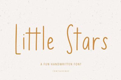 Little Stars | Cute Kids Font Free Download