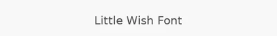 Little Wish Font