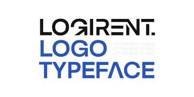 Logirent Logo Typeface