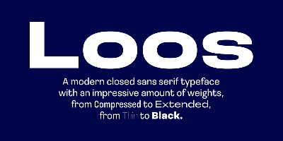 Loos Font Free Download