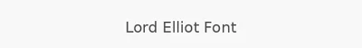Lord Elliot Font