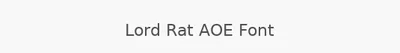 Lord Rat AOE Font