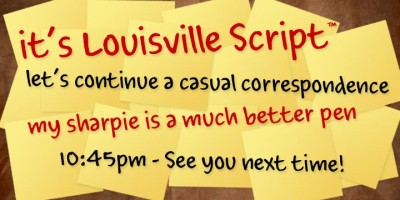 Louisville Script Font