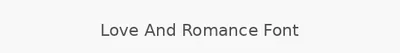 Love And Romance Font