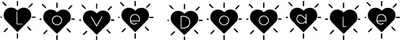 Love Doodle Font