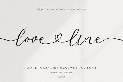 Love Line Handwriting Font