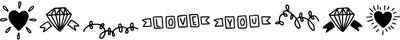 Love Ornaments Font
