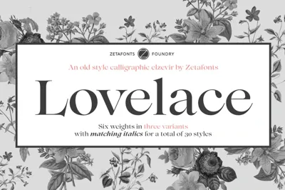 Lovelace - 30 fonts Free Download