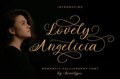 Lovely Angelicia - Romantic Font