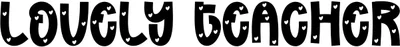Lovely Teacher Font