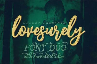 Lovesurely Font Duo