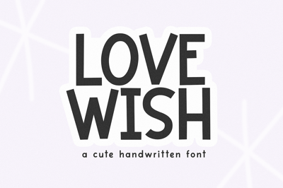 Lovewish | Fun Handwritten Font Free Download