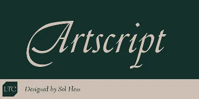 LTC Artscript Pro Font
