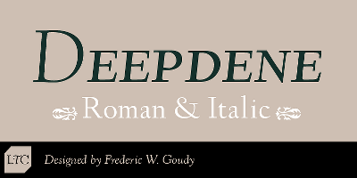 LTC Deepdene Pro Font Free Download