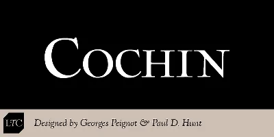 LTC Nicholas Cochin Pro Font