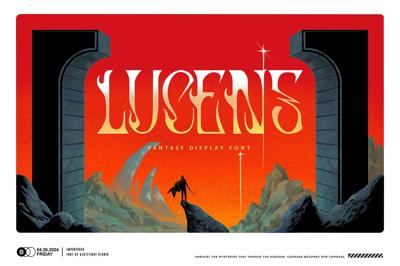 Lucens - Fantasy display font Free Download