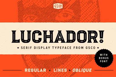 Luchador - Serif display typeface Free Download