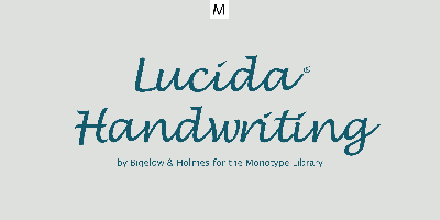 Lucida Handwriting Free Download