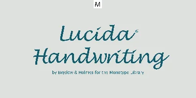 Lucida Handwriting Font