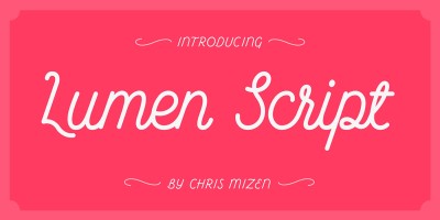 Lumen Script Font