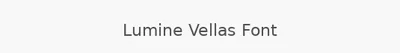 Lumine Vellas Font