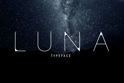 LUNA Typeface