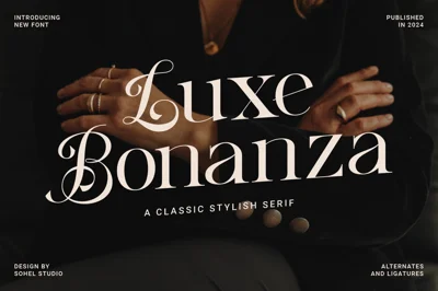 Luxe Bonanza - Resort Branding Serif Font