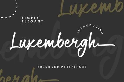 Luxembergh Handwritting Brush Font