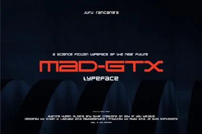 MAD-GTX Typeface