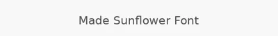 Made Sunflower Font