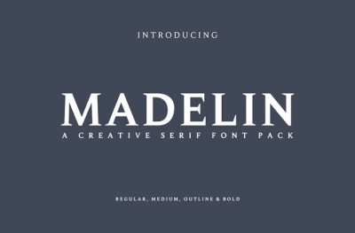 Madelin Serif Font Family