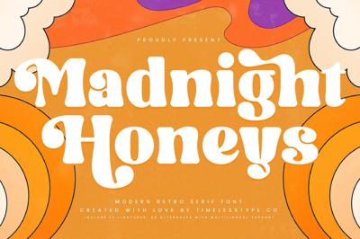 Madnight Honeys Modern Retro Serif Free Download