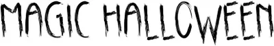 Magic Halloween Font