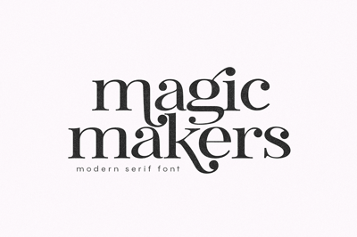 Magic Makers | Modern Serif Font Free Download