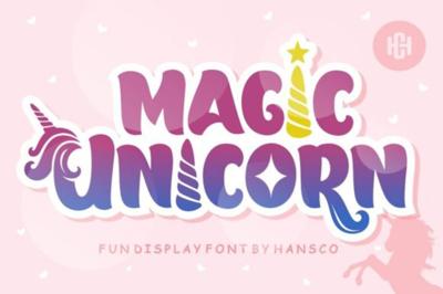 Magic Unicorn Font Free Download