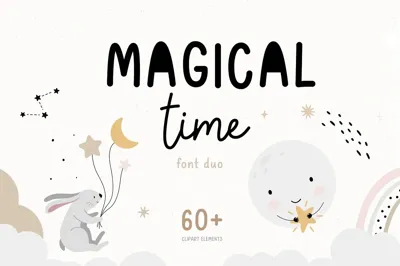 Magical time | Font duo Free Download