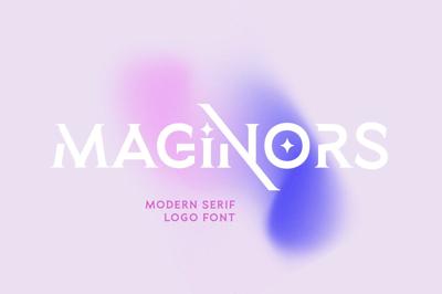 Maginors - Serif Logo Font Free Download