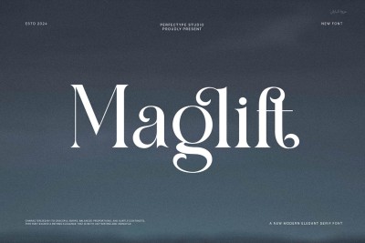 Maglift Elegant Serif Font