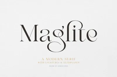 Maglite - Modern Ligature Serif Free Download