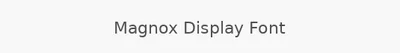 Magnox Display Font