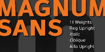 Magnum Sans Font