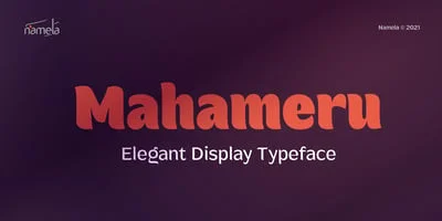 Mahameru Font