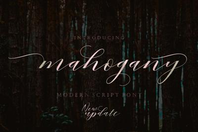 Mahogany Script Free Download