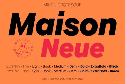 Maison Neu Free Font Font