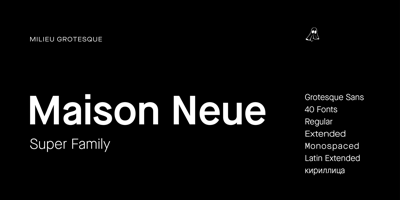 Maison Neue Free Download